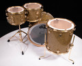 DW Collector's 4pc 333 Maple Kit - Gold Glass w/Gold HW