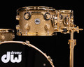 DW Collector's 4pc 333 Maple Kit - Gold Glass w/Gold HW