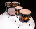 Sonor SQ2 5pc Maple Kit - Candy Black Burst over  African Marble