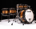 Sonor SQ2 5pc Maple Kit - Candy Black Burst over  African Marble