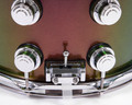DW Collector's Brass 8x14 Snare Drum - Twisted Guava (Custom Finish)