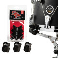 TnR TrueVibe Snare Basket Isolation Feet - Black (TNR-3102)