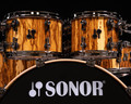 Sonor SQ2 6pc Beech Kit - African Marble w/Black Chrome HW