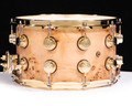 DW Collector's Series 8x14 Snare Drum Mapa Burl with Gold Hardware