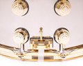 DW Collector's Series 8x14 Nickel Over Brass Snare Drum, Gold Hardware
