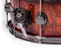DW Collector's Series Maple 6.5x14 Snare Rich Red Burst on Bubinga