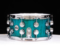 DW Collector's 7x14 Birch Snare Drum - Candy Blue over Kurillian Birch