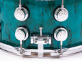 DW Collector's 7x14 Birch Snare Drum - Candy Blue over Kurillian Birch