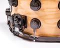 DW Collector's Series 8x14 Snare Drum Ash Burl Swirl w/Black Nickel