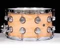 DW Collector's Series 8x14 Snare Drum Ash Burl Swirl - Chrome Hardware