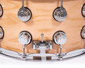 DW Collector's Series 8x14 Snare Drum Ash Burl Swirl - Chrome Hardware