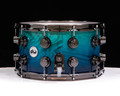 DW Collector's 8x14 Maple Snare - Electric Blue to Pale Blue Fade