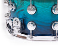 DW Collector's 8x14 Maple Snare - Electric to Pale Regal Blue w/Chrome
