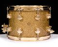 DW Collector's Series 9x13 Maple SSC Snare - Gold Glass w/Gold Hardware