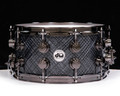 DW Collector's 7x14 SSC Maple Snare - Grey Crystal w/ Black Nickel HW