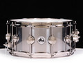 DW Collector's Series 6.5x14 Stainless Steel Snare Drum with Nk Hw