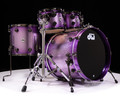 DW Collector's 4pc SSC Maple Kit- Lavender Glitz w/ Black Nickel HW (1297155 )