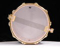 DW Collector's Series Ivory Ebony Veneer 8x14 Snare Deep Rich Red Solid w/Gold