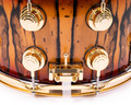 DW Collector's Series Ivory Ebony Veneer 8x14 Snare Deep Rich Red Solid w/Gold