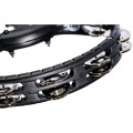 Meinl Mountable Molded ABS Nickel Plated Steel Tambourine - Black