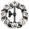 Meinl Headliner 5" HiHat Dual Row Stainless Steel Jingles Tambourine (HTHH2BK)