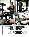 Roland V-Drums TD-17KV2-S Electronic Drum Set