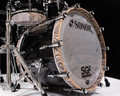 Sonor SQ2 7pc Beech Kit - Vintage Onyx w/ Snow Tiger Inside and Hoops