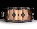 DW Collector's Series 6.5x14 3mm Brushed Bronze Snare Drum with Black Nickel Hardware