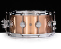 DW Collector's Series 6.5x14 3mm Brushed Bronze Snare Drum with Chrome Hardware