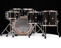 Sonor SQ2 6pc Medium Maple Kit - Solid Black 10/12/14/16/22/14SD