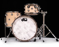 DW Collector's 3pc Maple Kit - Natural Satin Oil w/ Saddle Leather Hoops