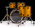 DW Collector's 4pc 333 Maple Kit - Vegas Gold Metallic w/Black Nickel