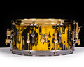 Sonor SQ2 13x6.5 Medium Maple Snare - Yellow Tribal w/Gold and Black