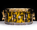 Sonor SQ2 13x6.5 Medium Maple Snare - Yellow Tribal w/Gold and Black