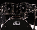 DW Collector's Series 7pc Maple/Mahogany Shell Pack - Piano Black