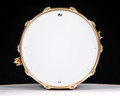 DW Collector's Series 8x14 Black Nickel Over Brass Snare Drum with Gold Hardware