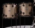 DW Collector's 6pc SSC  Maple Nickel Sparkle Glass w/Black Nickel