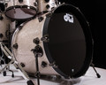 DW Collector's 6pc Purpleheart Kit - Broken Glass w/Black Hoops