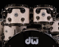 DW Collector's 6pc Purpleheart Kit - Broken Glass w/Black Hoops