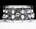 DW Collector's 7x14 Maple SSC Snare - Silver Abalone w/Satin Chrome