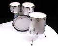 Gretsch Brooklyn 4pc Kit - Silver Sparkle, w/Double Tom Mount