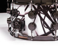 DW Collector's 7x14 SSC Maple Snare - White Contrails with Black Nickel