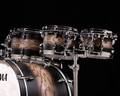 Tama Star Walnut 5pc Satin Black Japanese Sen Burst