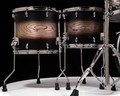 Tama Star Walnut 5pc Satin Black Japanese Sen Burst Kit- Open Box