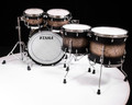 Tama Star Walnut 5pc Satin Black Japanese Sen Burst Kit- Open Box