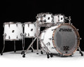 Sonor SQ2 6pc Beech Kit - Solid White w/Snow Tiger Hoops (1030268-2)