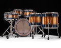 Sonor SQ2 6pc Beech Kit - Blue Burst over African Marble