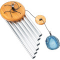 Meinl Sonic Energy Blue Agate Meditation Chime, 29 height, Silver