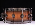 DW Collector's 6.5x14 Mahogany Spruce Snare - Candy Black Burst