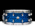 Dixon Cornerstone 6.5x14 Hammered Steel Snare - Blue Titanium